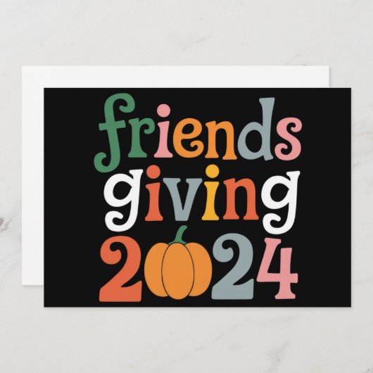 レトロフレンズ与えズ2024感謝祭秋 シーズンカード (正面/裏面)