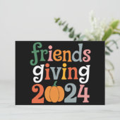 レトロフレンズ ギビング 2024 サンクスギビング オータム シーズンカード (スタンド正面)