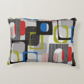 レトロフレームグレー アクセントクッション (裏面)