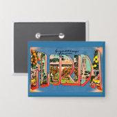 レトロフロリダ 缶バッジ (正面/裏面)