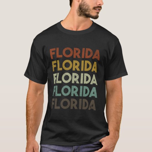 レトロフロリダ Tシャツ (正面)