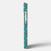 レトロフローラとポルカスオンティール(緑がかった色)iPad Mini ケース Case-Mate iPhoneケース (裏面 / 左)