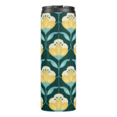 レトロフローラのシームレスなヴィンテージパターン タンブラー (裏面)