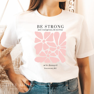 レトロフローラキリスト教Tシャツで聖書の聖句を読む Tシャツ
