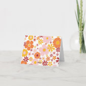 レトロフローラサンキューステッカー サンキューカード (裏面)