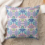 レトロフローラシリーズ01中 クッション (ブランケット)