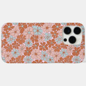 レトロフローラシームレスパターン Case-Mate iPhoneケース (裏面 (横))