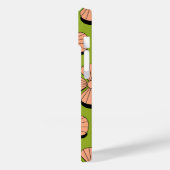 レトロフローラジオメトリパターン – ピンク花びら Case-Mate iPhoneケース (裏面 / 左)