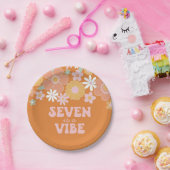 レトロフローラセブンはヴィベ7歳の誕生日だ ペーパープレート (パーティー)