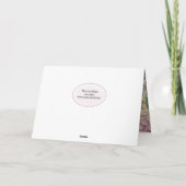 レトロフローラタペストリー誕生日 カード (裏面)