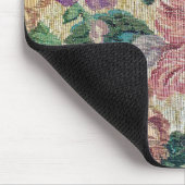 レトロフローラタペストリー マウスパッド (コーナー)