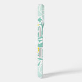 レトロフローラダマスク付名前をカスタムする Case-Mate iPhoneケース (裏面 / 右)