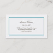 レトロフローラデザイン名刺 名刺 (裏面)