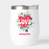 レトロフローラハートラブレッドバレンタインデー (左面)