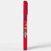 レトロフローラハートラブレッドバレンタインデー Case-Mate iPhoneケース (裏面 / 右)