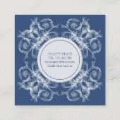 レトロフローラバロックスクエア名刺 スクエア名刺 (裏面)