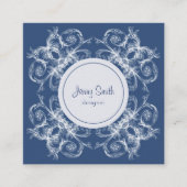 レトロフローラバロックスクエア名刺 スクエア名刺 (正面)