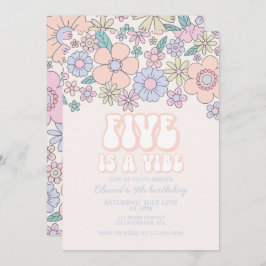 レトロフローラファイブはヴィベ5歳の誕生日だ 招待状