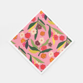 レトロフローラフィールド スタンダードランチョンナプキン (角)