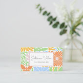 レトロフローラフレカラフルーム 名刺 (スタンド正面)