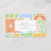 レトロフローラフレカラフルーム 名刺 (裏面)