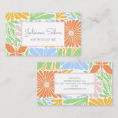 レトロフローラフレカラフルーム 名刺 (正面/裏面)