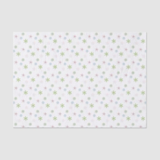 レトロフローラベビーシャワー 薄葉紙 (正面)