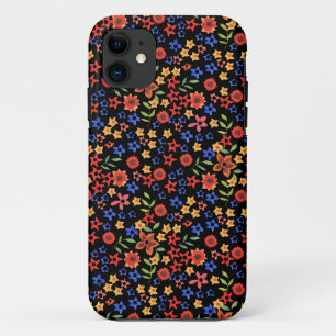 レトロフローラミニプリカスタムントiPhone 5/5sケース iPhone 11 ケース