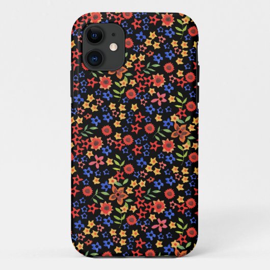 レトロフローラミニプリカスタムントiPhone 5/5sケース Case-Mate iPhoneケース (裏面)
