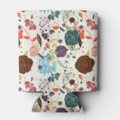 レトロフローラルパターン2 缶クーラー (裏面)