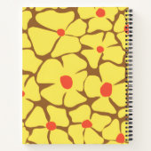 レトロフローラヴィンテージ黄花 ノートブック (裏面)