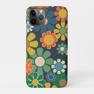 レトロフローラヴィンテージ60s 70s美花 iPhone 11 proケース