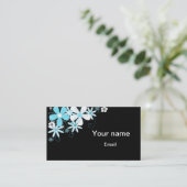 レトロフローラ名刺テンプレート 名刺 (スタンド正面)