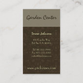 レトロフローラ名刺 名刺 (裏面)