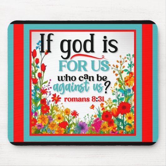 レトロフローラ感動的マウスパッド マウスパッド (正面)