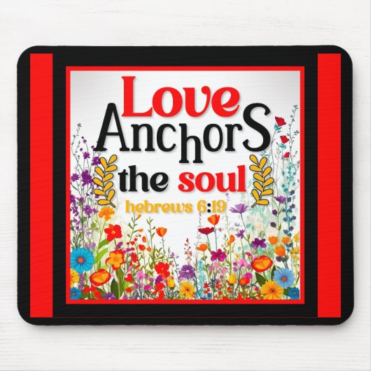 レトロフローラ感動的マウスパッド マウスパッド (正面)