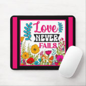 レトロフローラ感動的マウスパッド マウスパッド (マウス)