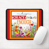 レトロフローラ感動的マウスパッド マウスパッド (マウス)