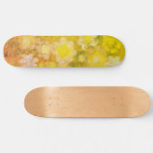 レトロフローラ抽象芸術塩水の色絵画の スケートボード (横)