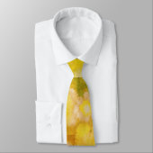 レトロフローラ抽象芸術塩水の色絵画の ネクタイ (タイ)