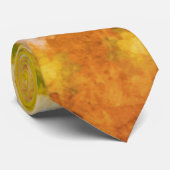 レトロフローラ抽象芸術塩水色パターン ネクタイ (ロール)
