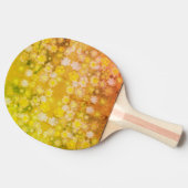 レトロフローラ抽象芸術塩水色パターン 卓球ラケット (横)