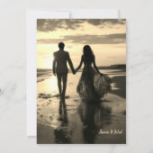 レトロフローラ精製ボホクリームブラックウィーエロプ 招待状 (裏面)