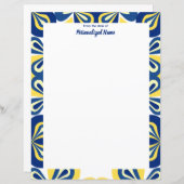 レトロフローラ線なし紙シート (正面/裏面)