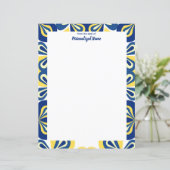 レトロフローラ線なし紙シート (スタンド正面)