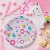 レトロフローラ花鳥動物紙プレート ペーパープレート (パーティー)