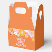 レトロフローラ若い野生の3歳の誕生日お願いボックス フェイバーボックス (オープン)