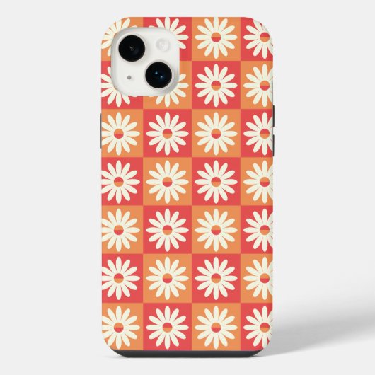 レトロフローラ融合 iPhoneケース (裏面)