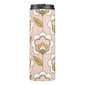 レトロフローラ:シームレスなヴィンテージパターン。 タンブラー (裏面)