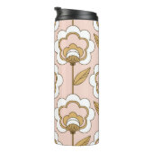 レトロフローラ:シームレスなヴィンテージパターン。 タンブラー (回転右)